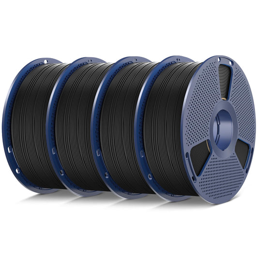SUNLU 4kg TPU 3D Printer Filament Bundle, Flexible High Speed 95A TPU Filament 1.75mm 0.03mm, Individually Vacuum Packed,4kg in