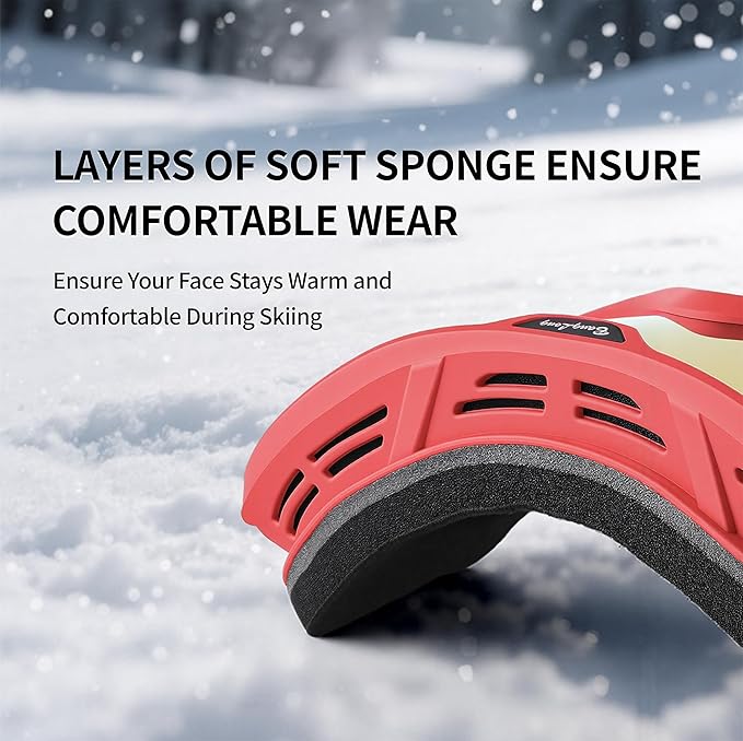 BangLong Ski Goggles, Snowboard/Snow Goggles Anti Fog UV Protection Design for Men Women Skiing, Skating,Snowmobilet,Youth