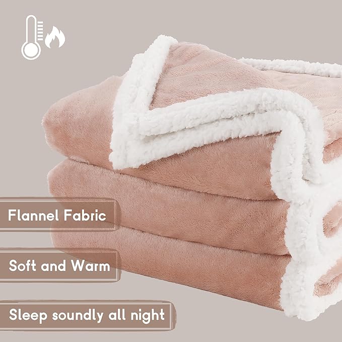 Heated Blanket Electric Blanket Queen Size 84''x90'' with 9 Heating Levels, 1-10 Hour Auto Shut Off, Machine Washable, Dual Controller Soft Warming Blanket for Couch, Bed, Office - Cozy Pink