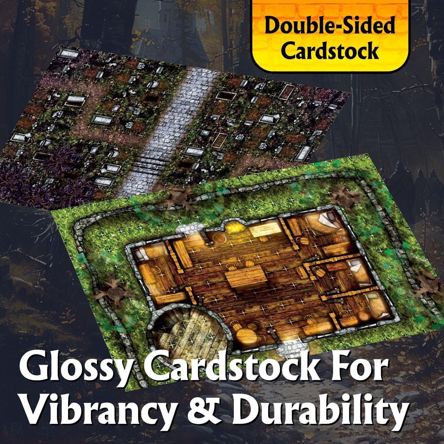 Arcknight The Extras Pack Roleplaying Battlemaps; 16 Modular RPG Maps in 8 Double-Sided Pages, 1" Square Grid, Modular & Versatile Design for Tabletop Gaming - for Dungeons & Dragons & Pathfinder