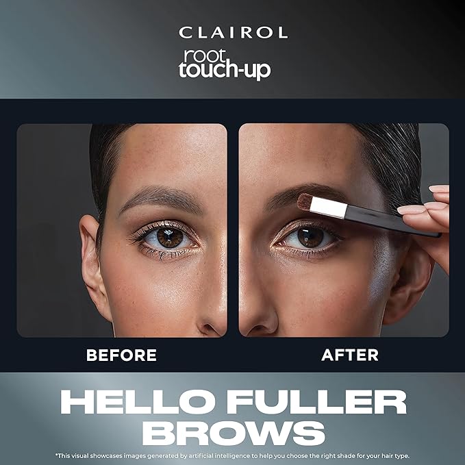 Clairol Root Touch-Up Temporary Concealing Powder, Light Brown Hair Color, Pack of 1