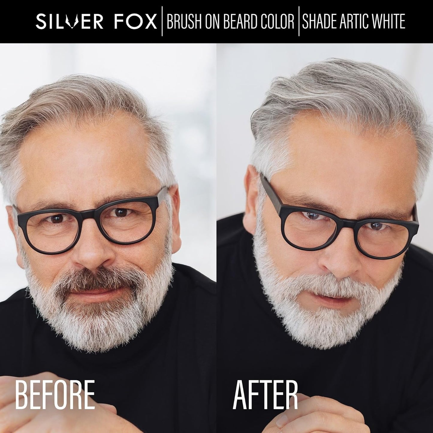 Godefroy Silver Fox Complete Men's Grooming Collection, Beard and Mustache Care Kit With Travel Bag, Gift For Men