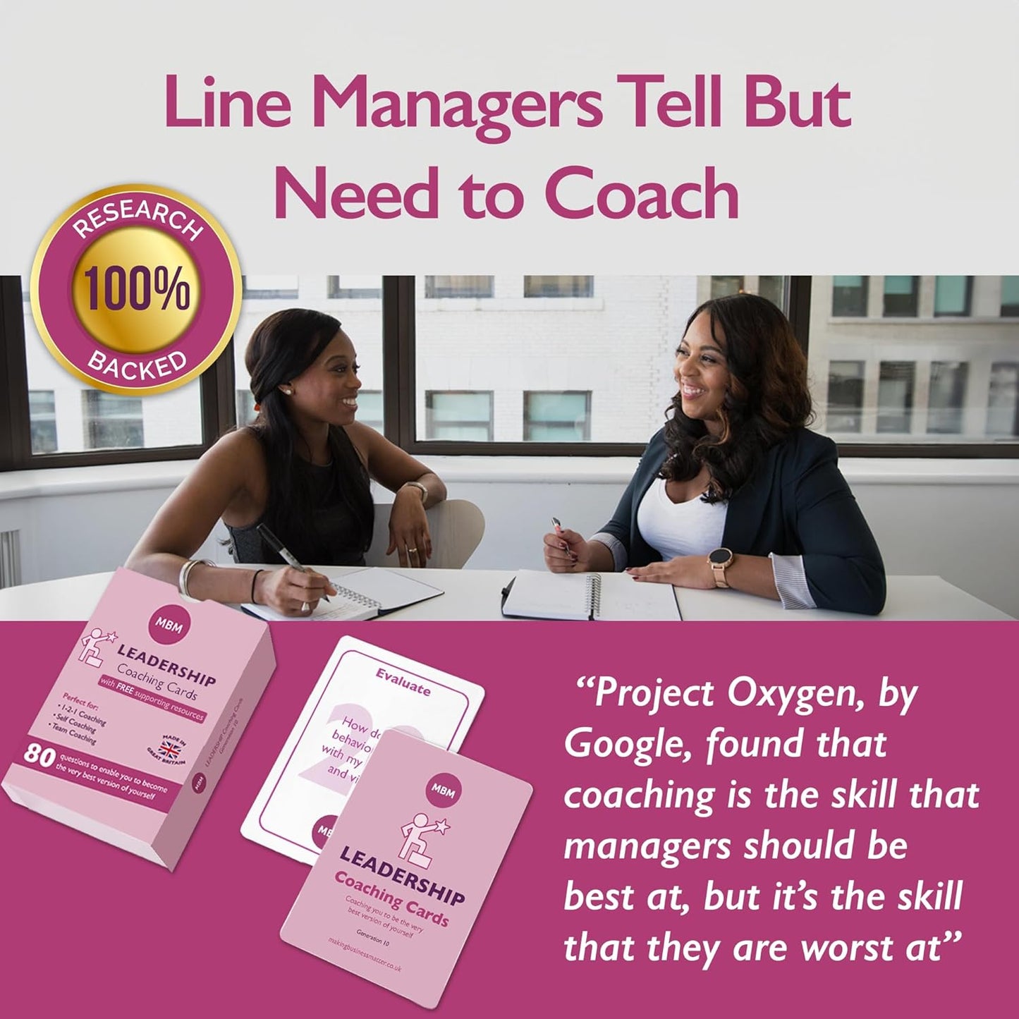 MBM 80 Leadership Cards – Emotional Intelligence Development & Confidence-Building Coaching Tools | Conversation Starters for Developing Leadership Skills & Team Building Activities