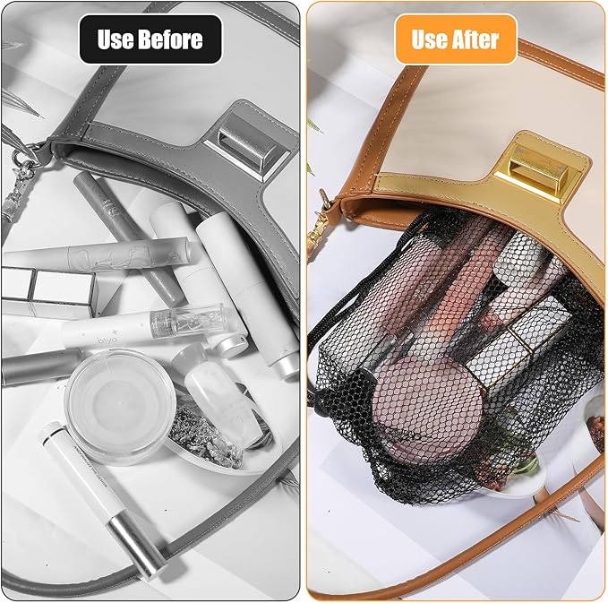 10PCS 8X12inch Mesh Drawstring Bag with Cord Lock Closure, Nylon Mesh Laundry Bags for Storage Travel Sports Ball