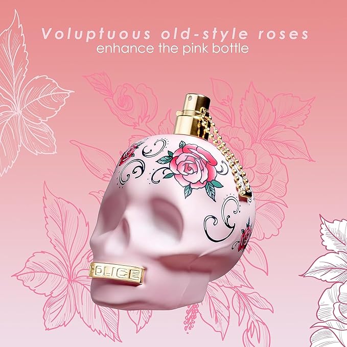 To Be Tattooart For Woman By Police - Fragrance For Women - Floral Fruity Gourmand Scent - Creamy Sandalwood And A Powdery-Sweet Marshmallow Accord - Eye-Catching Skull Bottle - 4.2 Oz EDP Spray