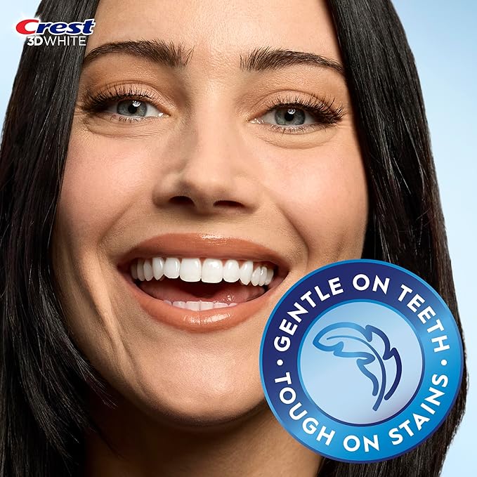 Crest 3D Whitestrips Sensitive At-Home Teeth Whitening Kit, 18 Treatments, Gently Removes 15 Years of Stains, Crest Whitestrips, Teeth Whitening Kit