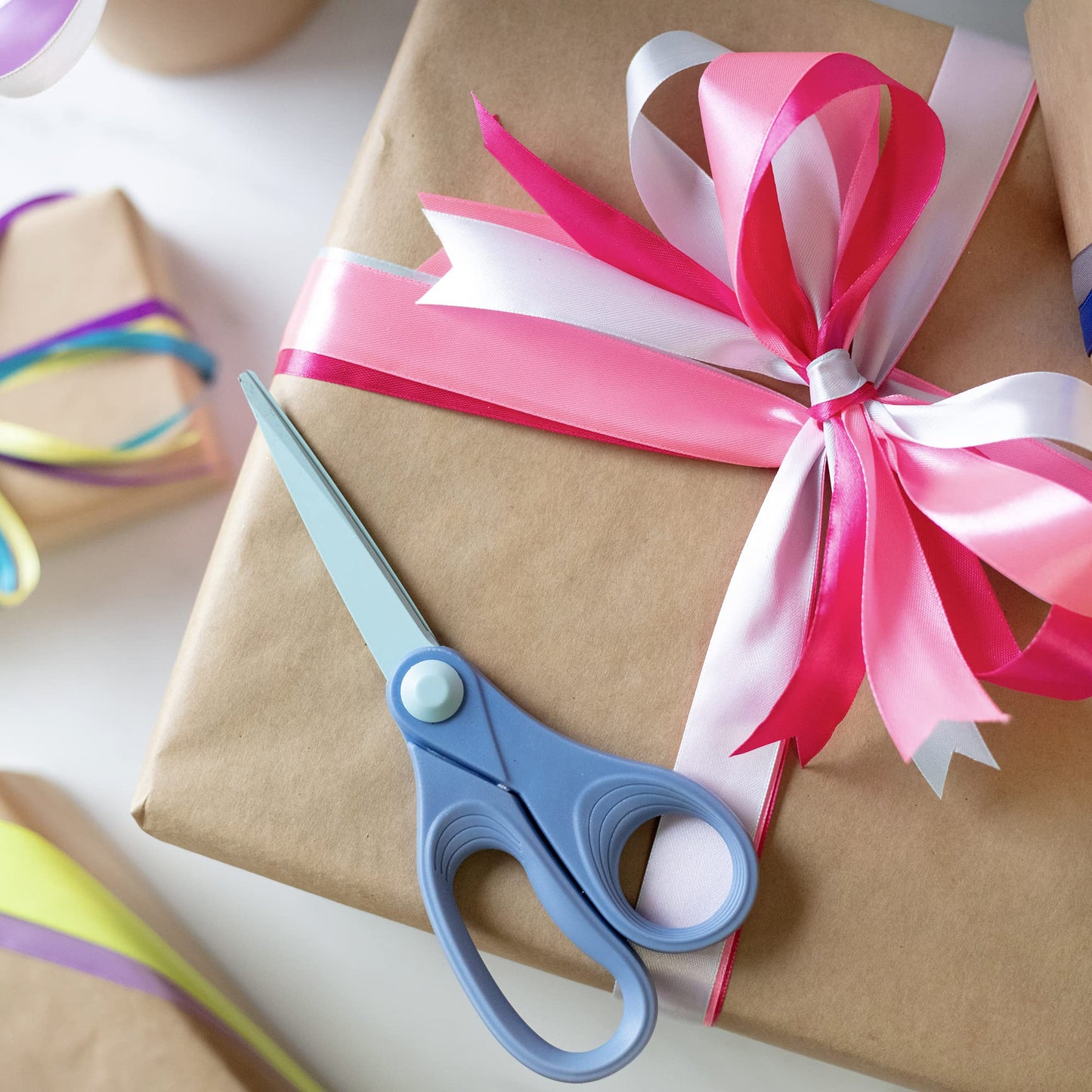 Satin Ribbon 36 Pack (1/4", 5 Yards Each) No Wire, DIY Arts & Crafts, Gift Wrapping Baskets, Wedding Decor, Sewing Projects, Party Favor Embellishment, Hair Bows, Floral, Baby Showers, Holiday Wreath