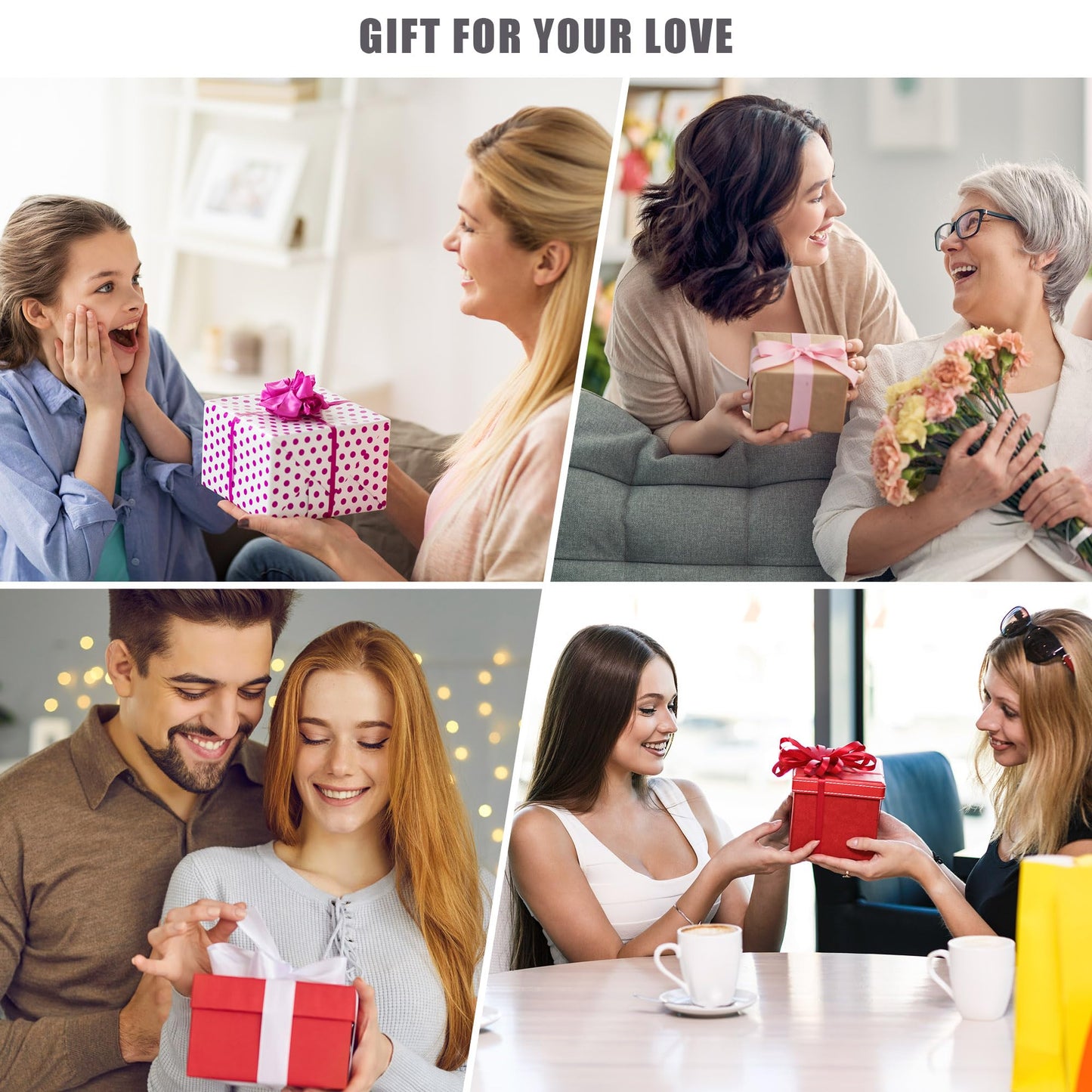 VIBILIA Boho Leather Wrap Bracelets for Women Heart Multi-Layer Bracelets with Strong Clasp Jewelry for Women-Black