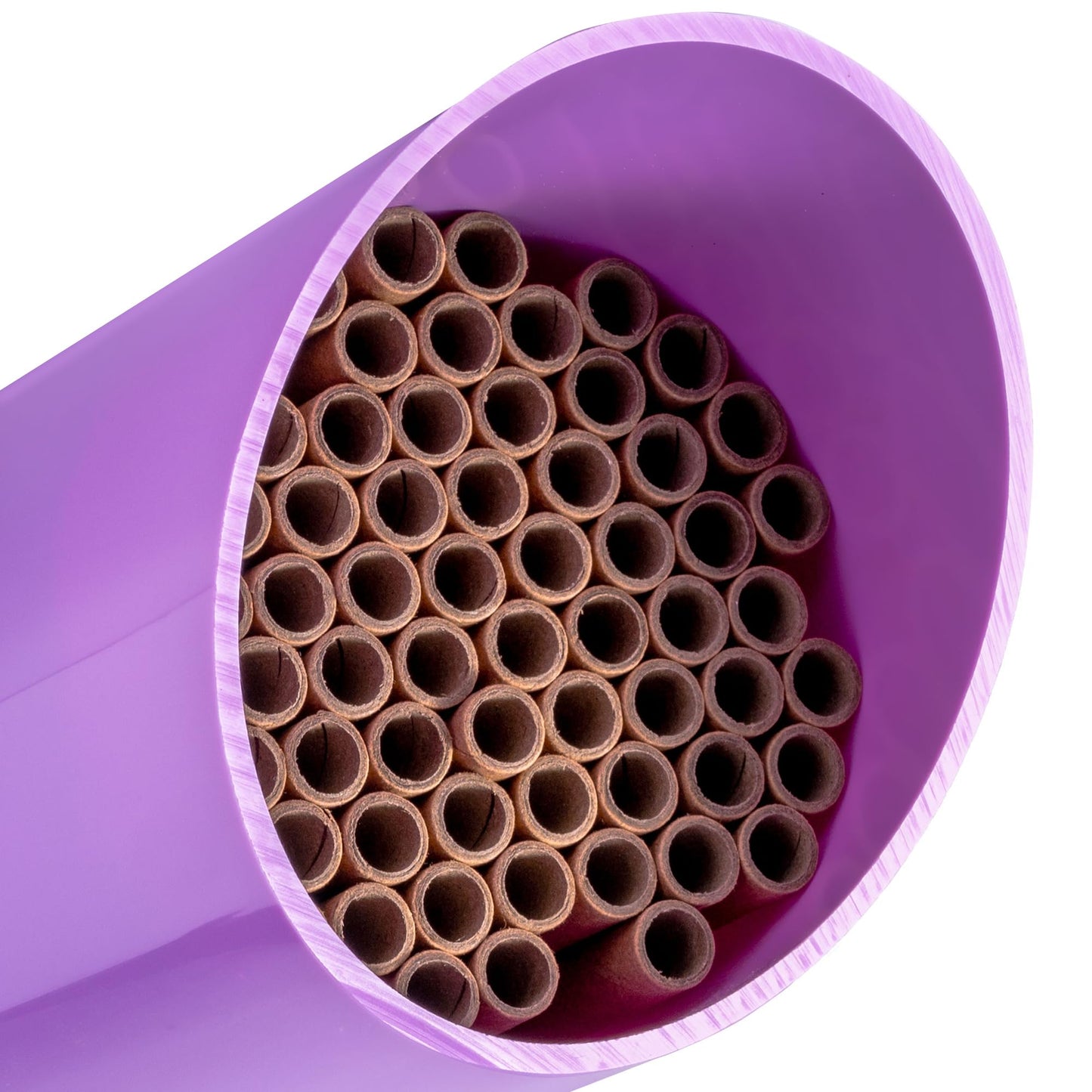 Rivajam Color Splash Mason Bee House - Vibrant & Strong Waterproof Bee Hotel & Insect Habitat - Mason Bee Tubes Filled Bee Houses for The Garden - Pollinator House Bug Hotel Gardening Gifts