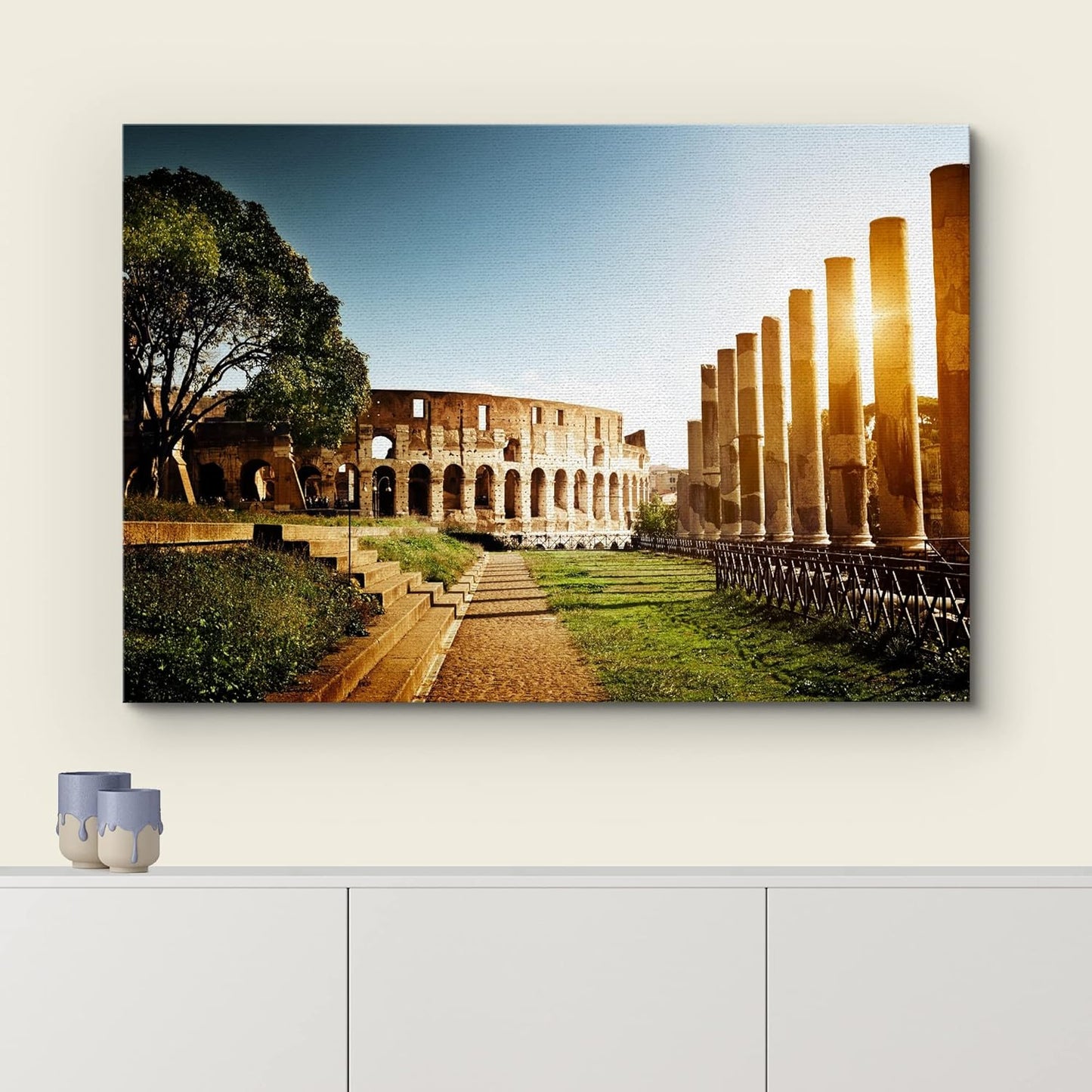Canvas Prints Wall Art - Colosseum in Rome, Italy - 16" x 24"