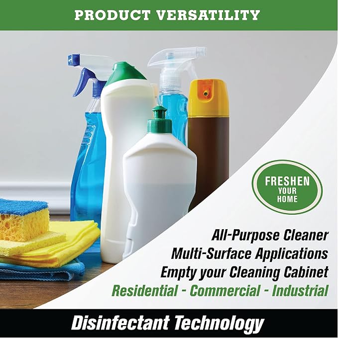 SNiPER Hospital Disinfectant, Odor Eliminator & All-Purpose Cleaner, 4 Ounce Spray, 2-Pack