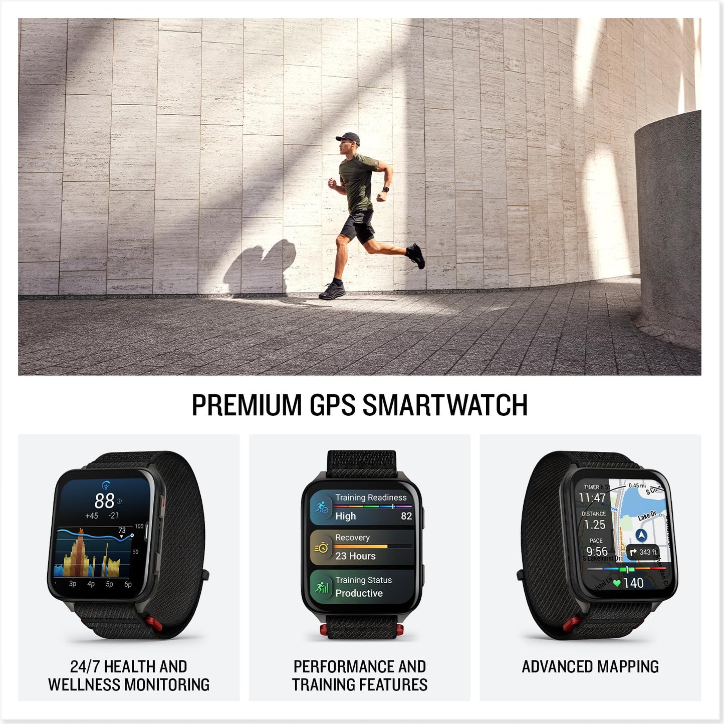 Garmin Venu X1 Thin & Lightweight Gps Smartwatch, Black | Amoled Display, Advanced Health And Fitness Features, Sleep Tracking,