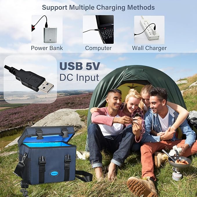 3 Gallon Large-powerful UV Light Sanitizer Ozone Box, Portable Foldable UV Cleaner Bag UVC Household Bag with 3-level Timer for Keys, Towels, Mask Cleaning Machine Blue 12L Ozone