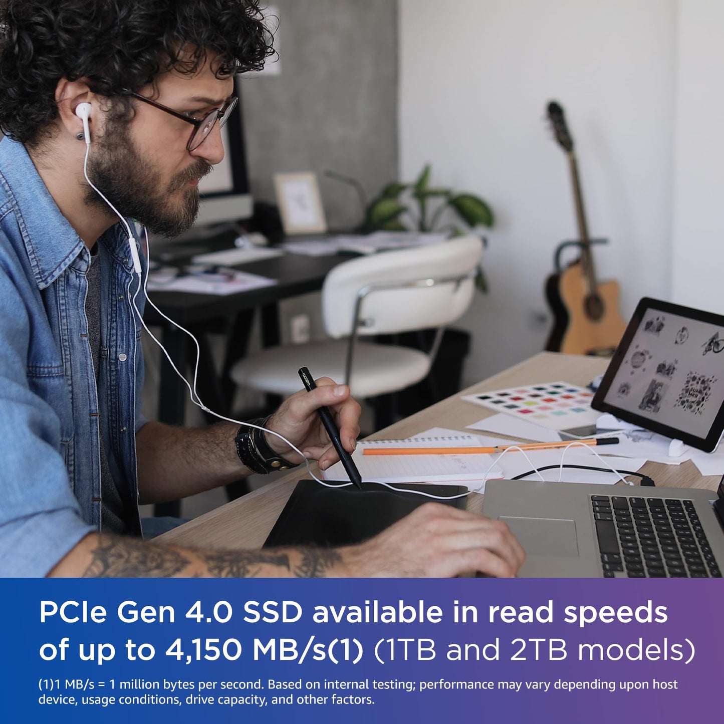 Western Digital 250Gb Wd Blue Sn580 Nvme Internal Solid State Drive Ssd - Gen4 X4 Pcie 16Gb/S, M.2 2280, Up To 4,000 Mb/S - Wds2