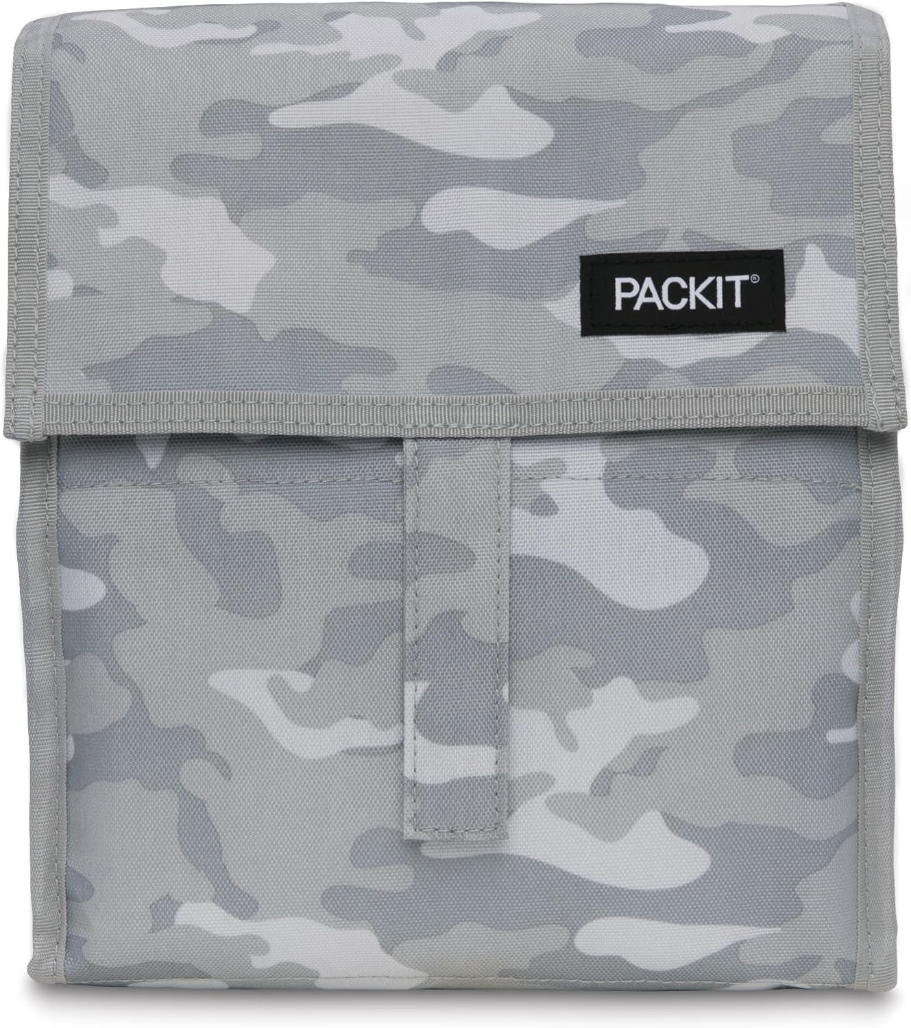 Freezable Lunch Bag, Tonal Camo Gray