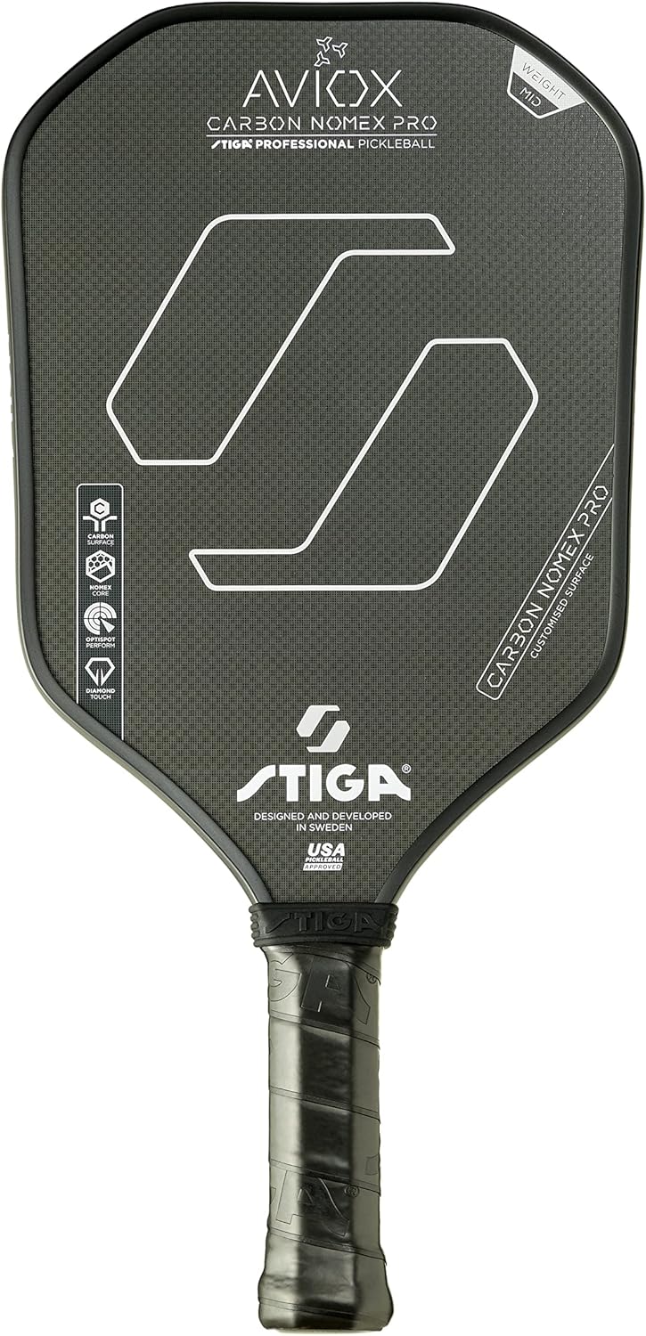 STIGA Aviox Pickleball Paddle | Midweight Paddle - USAPA Approved - Designed in Sweden