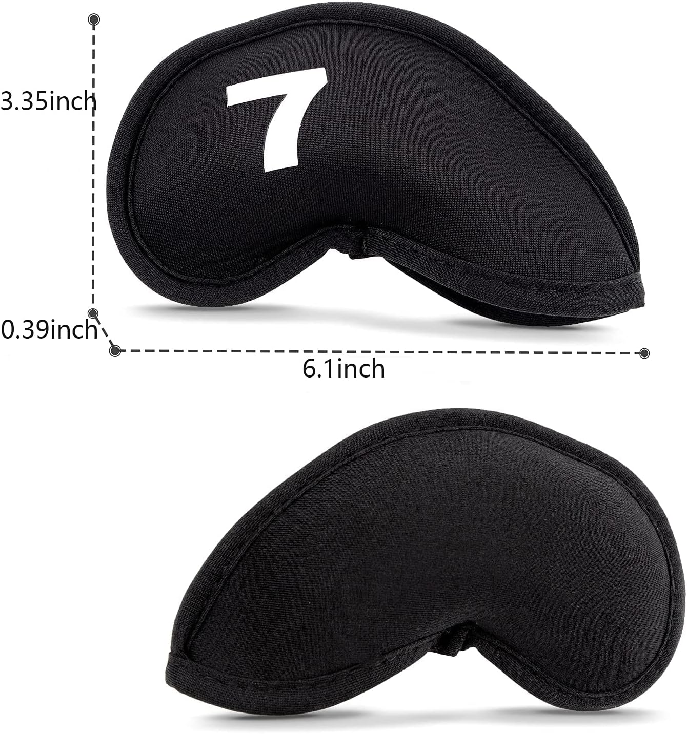 AUEAR, 11 Pack Golf Head Covers Neoprene Iron Putter Headcovers Set Fit All Brands