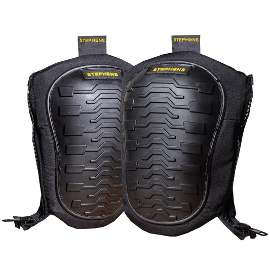 Stephens Strapless Knee Pads for Construction - Heavy Duty Soft Cap Design for Work | Safety Work Gear | Flooring | Roofing | Gardening | Personal Protective Equipment - Cushion Support for Kneeling - Non-Slip Strapless Knee Pad - Eliminate Knee Pain