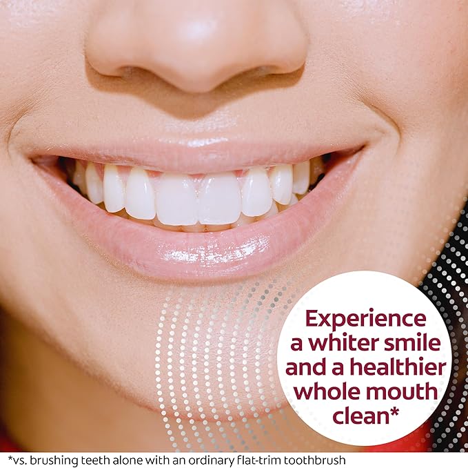 Colgate, 360 Optic White Sonic Battery Powered Vibrating Toothbrush Soft, 2 Count