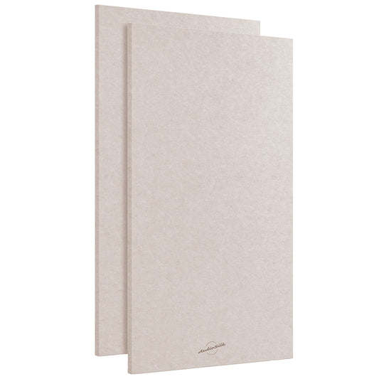 AudioSilk Acoustic Panels, 2 Pack, Large, 46 x 23, Natural