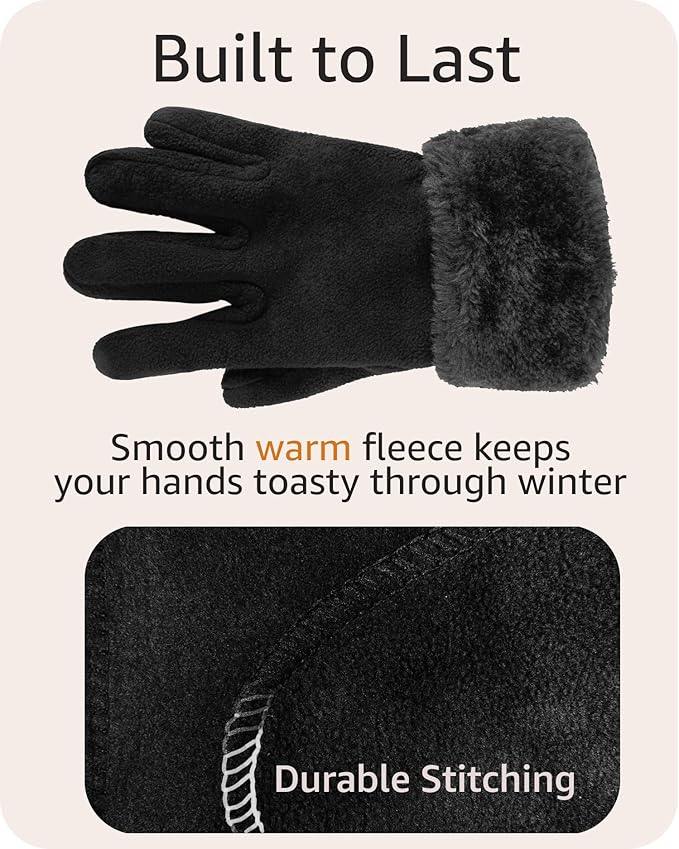 boxed-gifts Women's Warm Fleece Winter - Women's Hat and Glove Set + Hats Gloves Scarves for Women