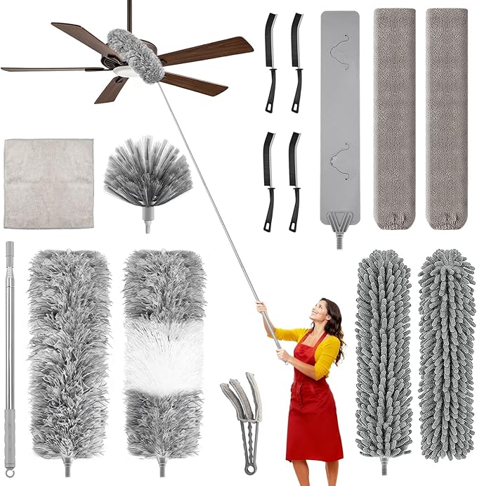 Retractable Gap Dust Cleaner Cleaning Tools 14-in-1