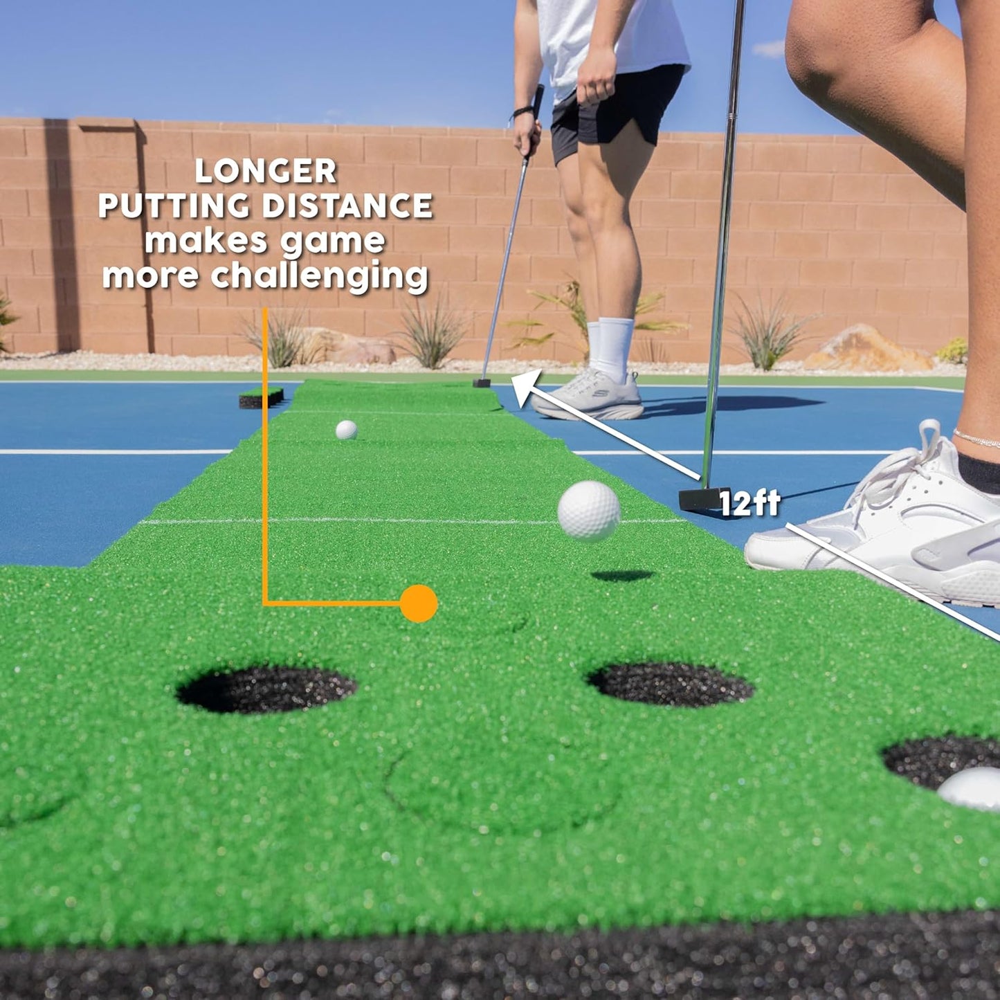 MD Sports Big Sky Putting Green Golf Training Games Pong Style, Perfect for Golf Game Practice