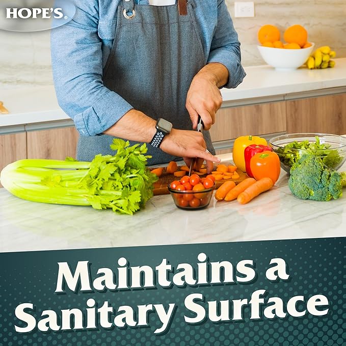 HOPE'S Perfect Granite & Marble Countertop Cleaner, Stain Remover and Polish, Streak-Free, Ammonia-Free, 22 Ounce, Pack of 1