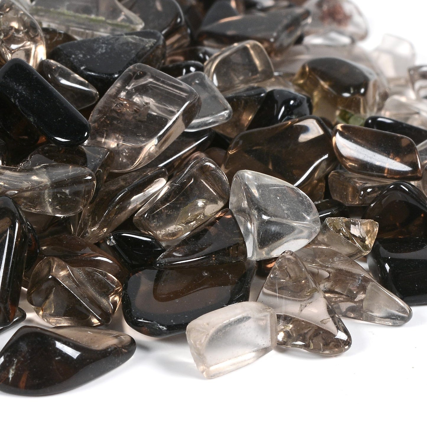 Natural Smoky Quartz Polished Chips Crushed Tumbled Stone Crystal Healing Embellishments 100 grams