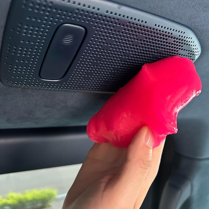 12-Pack Car Cleaning Gels Car Interior Cleaner Putty Slime Auto Detailing Tools Universal Dust Removal Cleaning Kit for Car Accessories Vents 3C Office Scented Stocking Stuffers Gifts