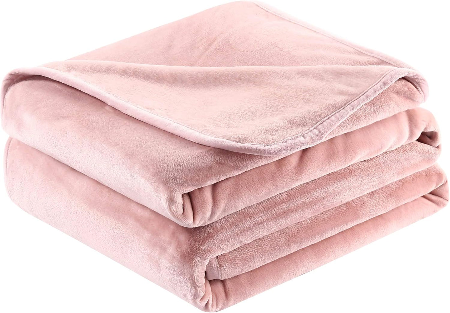Surii Home Luxury Microfiber Flannel Blanket, Super Soft, Warm, Cozy, Fluffy, and Breathable, Perfect Throws for Bed, Couch, Sofa, for All Season Use. 350GSM Twin Size 60x80 Inches(Sepia Rose)