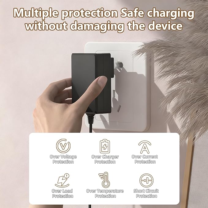 24VCHRG-QC iON+ Quick Charger for Snow Joe & Sun Joe 24V iBAT24 and 24VBAT Series Lithium Ion Batteries，Compatible with 24VBAT-LTE 24VBAT-LT 24VBAT-XR iBAT24-LTE iBAT24-LT iBAT24-XR iON Battery Models