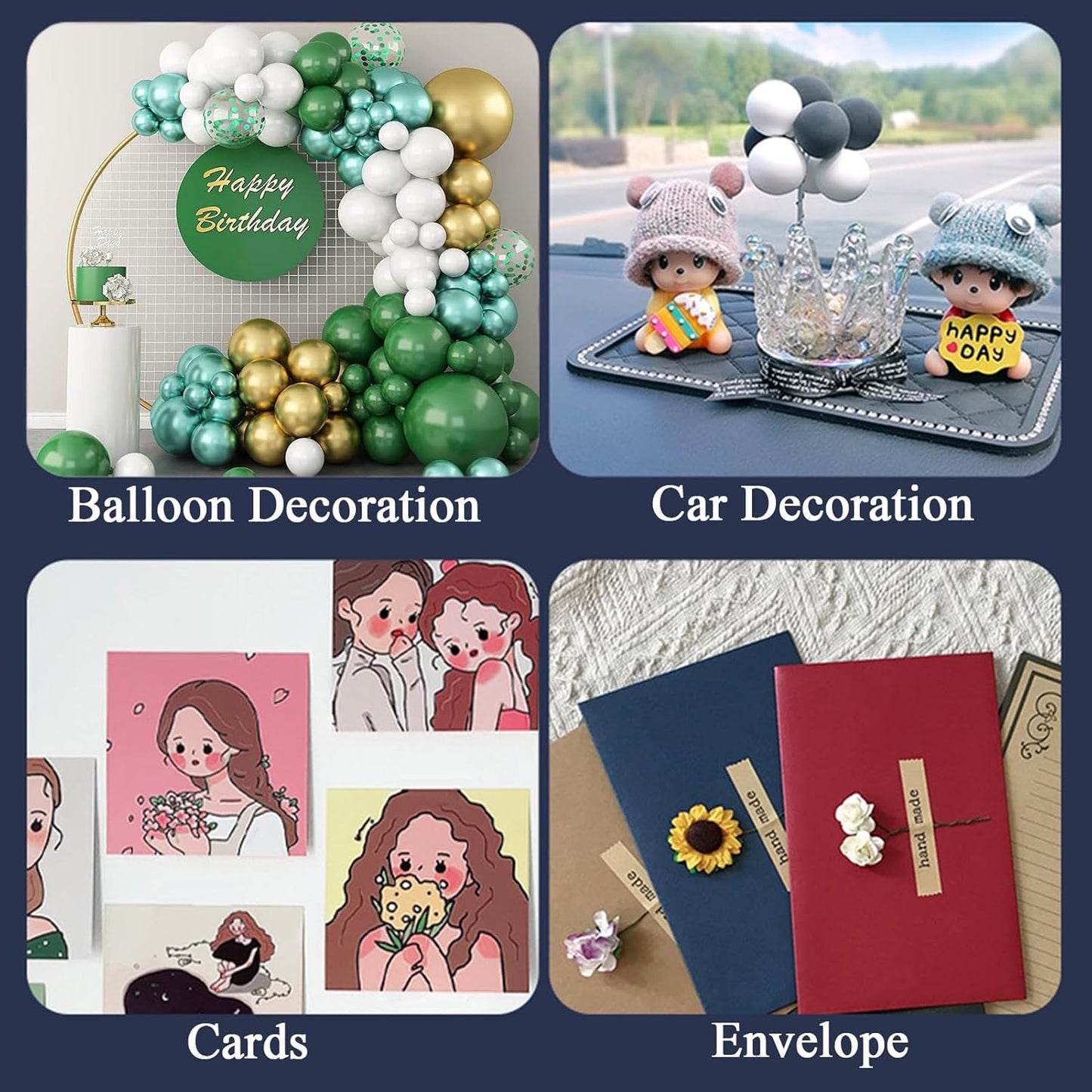 Adhesive Stick dots Two-Sided Sided Mounting Putty Stick Tack for Wall Hanging Crafts Balloons Festival Party Decorations,Clean Removable(0.78"*0.78"-700)