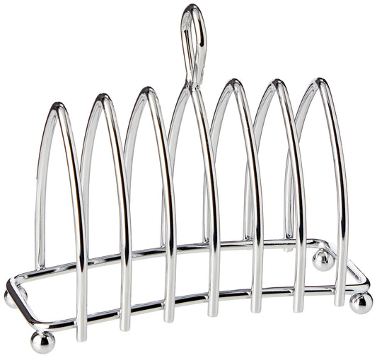 KitchenCraft KCTOAST 6 Slice Toast Rack with Chrome Plated Finish, Metal, 16 x 15 x 7 cm