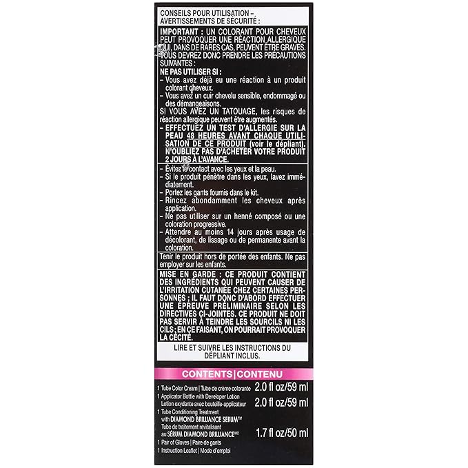 Schwarzkopf Color Ultime Hair Color, 5.23 Charcoal Fuchsia, 1 Application - Permanent Hair Dye for Vivid Color Intensity and Fade-Resistant Shine up to 10 Weeks (Pack of 2)
