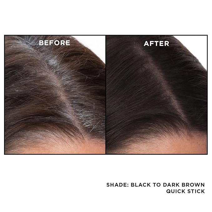 EVERPRO Gray Away Root Touchup Quick Stick, Black/Dark Brown, 0.1 Oz (Pack of 2)