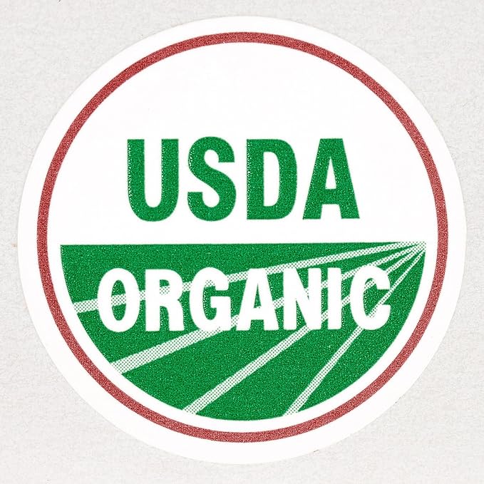 USDA Organic Labels 1 roll, 1000 Labels per roll 1 Inch Round Circle Dots 1000 Adhesive Stickers