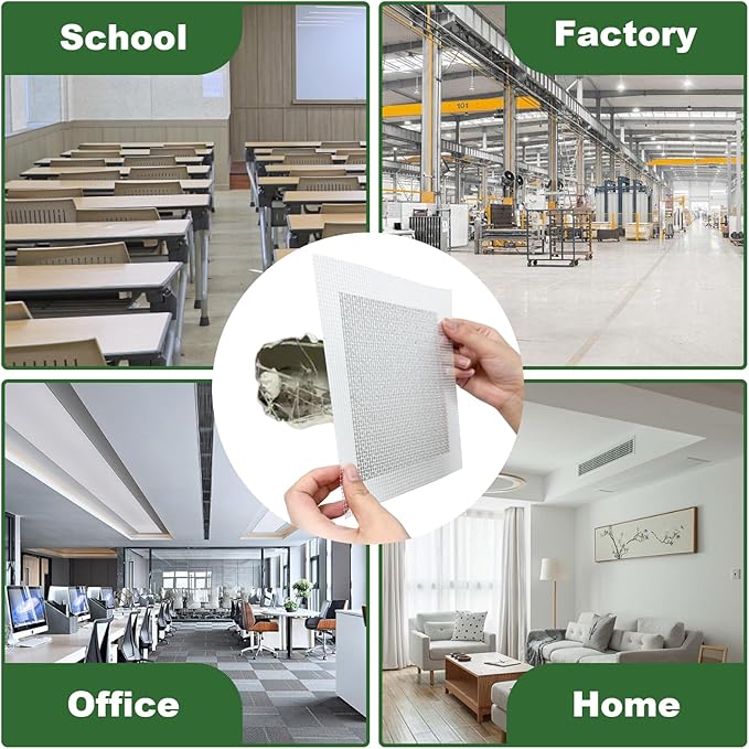 Drywall Repair Kit, 11 Pcs Drywall Patch, Dry Wall Web Repair Patch Kits for Holes, Plaster Sheetrock Repair Patching Kit with Scraper and Sandpaper