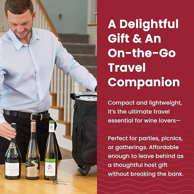 The Easy Pour Wine Aerator Spout by Pronto Bella, Professional Wine Aerator Attaches to Bottle for Improved Flavor, Enhanced Bouquet, Rich Finish No-Drip, Spill-Free Design, Gift for Your Wine Friends