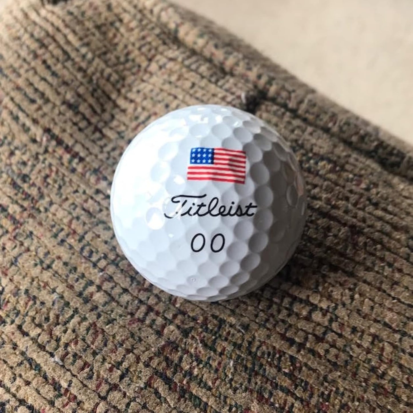 Golfdotz - USGA Rule Conforming Novelty Golf Ball Markers, Golf Ball Stickers for Marking Balls, No More Smearing from Stamps, Gifts for Golfers, Dads, and Retirees, (USA Collection; 32-Count)