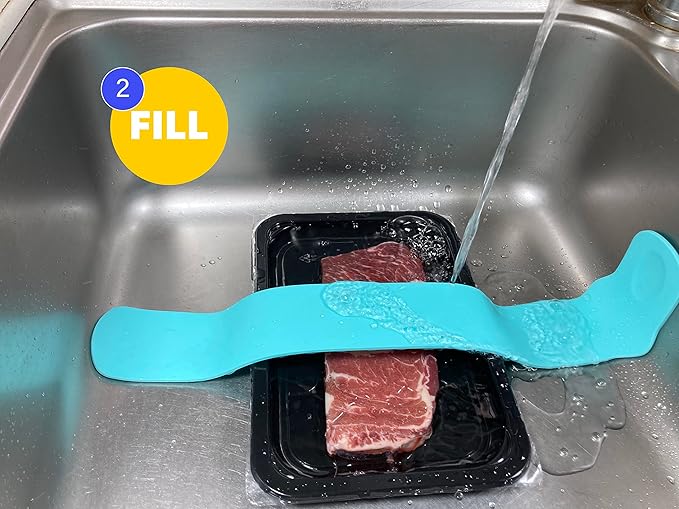 Thaw Belt - (White) Thaws frozen meat Faster & 100% Safer - Thaws in minutes instead of hours