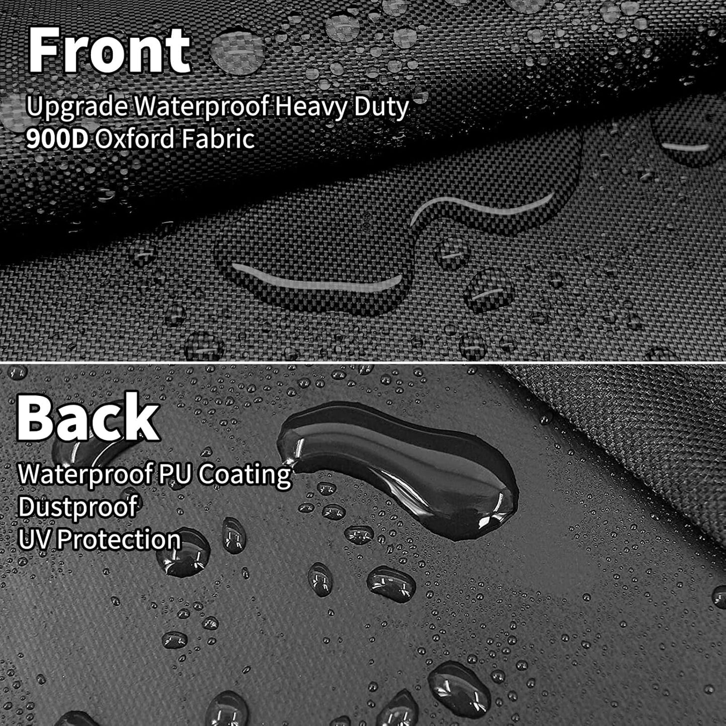 Golf Bag Rain Cover Waterproof Golf Bag Hood Cover Gifts for Any Golfer,Beginner,Men and Women 13" L x 8" W x 20" H Black