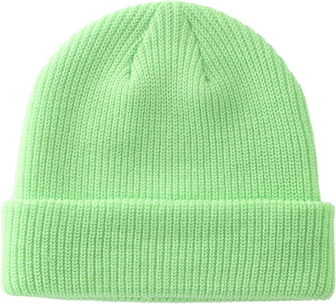 Connectyle Classic Double Layer Knit Beanie Hat Warm Thick Acrylic Winter Hats Daily Cuffed Beanies Watch Hat for Men Women
