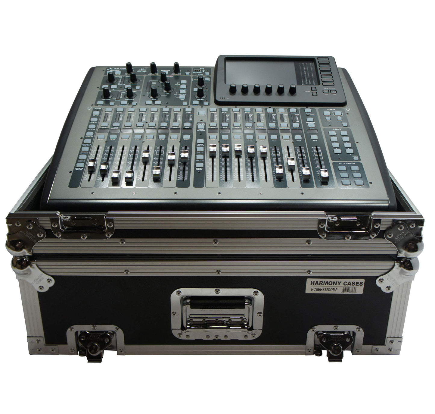 Harmony Audio Hcbehx32Comp Flight Transport Road Custom Case Compatible With Behringer X32 Compact