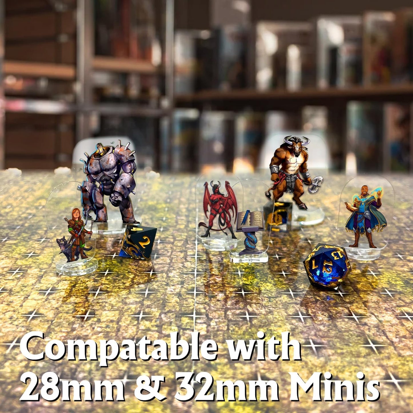 Arcknight The Textures Pack Roleplaying Battlemaps; 16 Modular RPG Maps in 8 Double-Sided Pages, 1" Square Grid, Modular & Versatile Design for Tabletop Gaming - for Dungeons & Dragons, Pathfinder