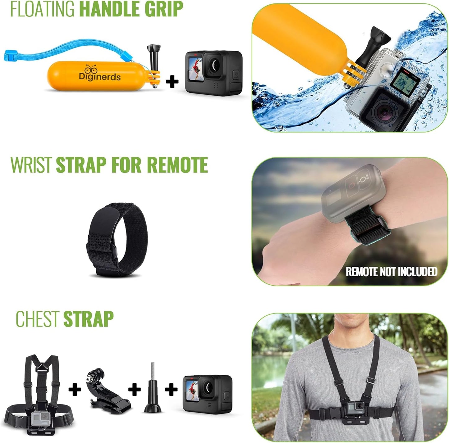 GoPro HERO11 (Go Pro Hero11) Black Mini - Waterproof Action Camera with 5.3K Ultra HD Video, 24.7MP Photos, 1/1.9" Sensor, Stabilization + 50-in-1 Accessory Kit + 64GB Card + More