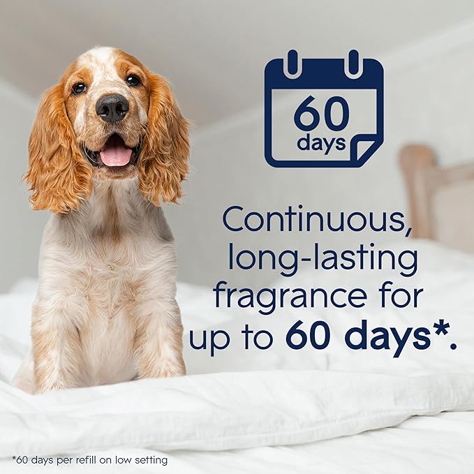 Glade PlugIns Refills Air Freshener, Pet Fresh Scent, Scented and Essential Oils for Home and Bathroom, 0.67 Fl Oz, 2 Count