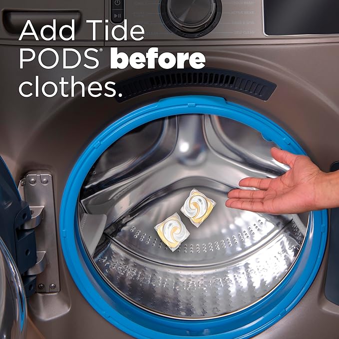 Tide PODS Free & Gentle Laundry Detergent Soap Pacs, 112 Count, Tide PODS Laundry Detergent, Laundry Detergent Pacs, Laundry PODS Detergent