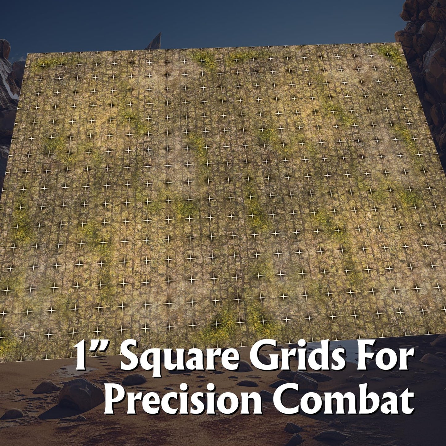 Arcknight The Textures Pack Roleplaying Battlemaps; 16 Modular RPG Maps in 8 Double-Sided Pages, 1" Square Grid, Modular & Versatile Design for Tabletop Gaming - for Dungeons & Dragons, Pathfinder