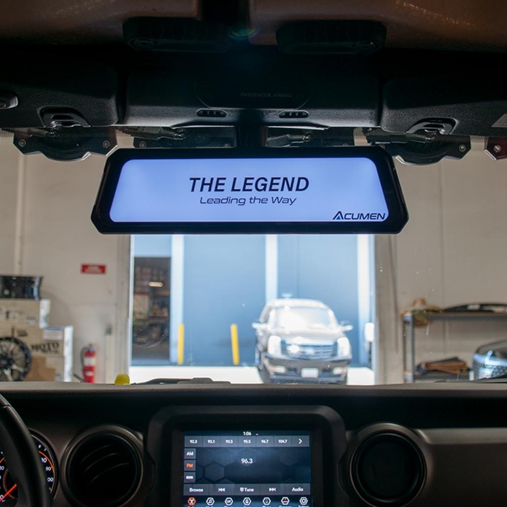 The Legend 3ch Waterproof Mirror DVR Switching System with 8-Gang in-Car Power Solid-State Switch Control Box